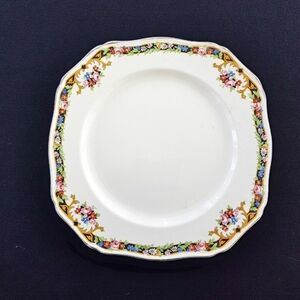 4pc Alfred Meakin STELLA Square Plates, 8 inch, Pattern MEA312, England